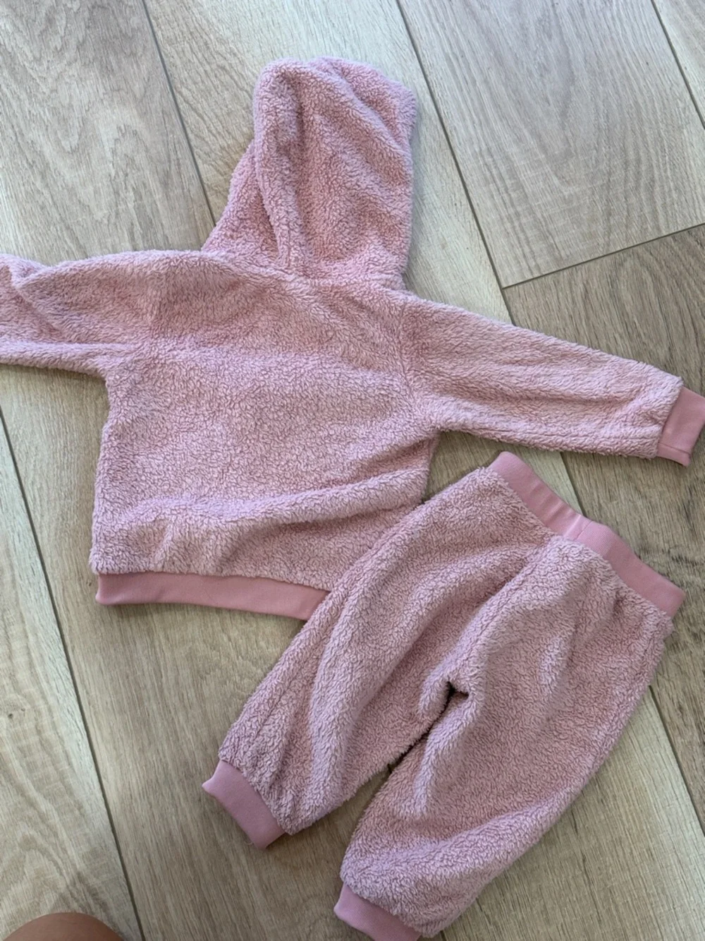 Puma Pink Sherpa Hoodie & Jogger Set - Picture 6 of 6